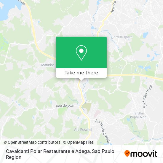 Mapa Cavalcanti Polar Restaurante e Adega