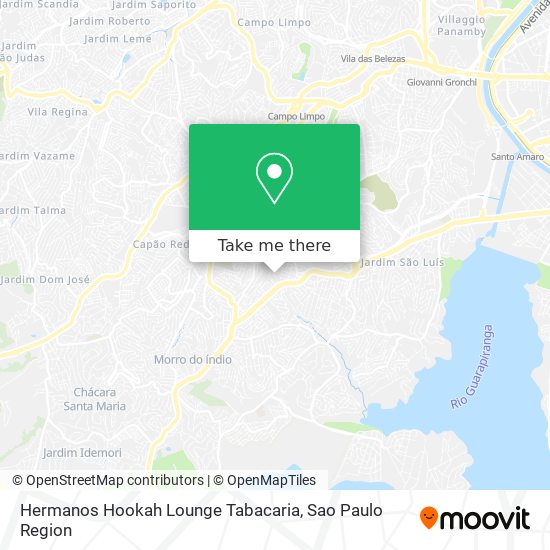 Hermanos Hookah Lounge Tabacaria map