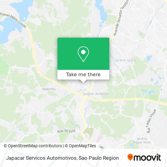 Mapa Japacar Servicos Automotivos