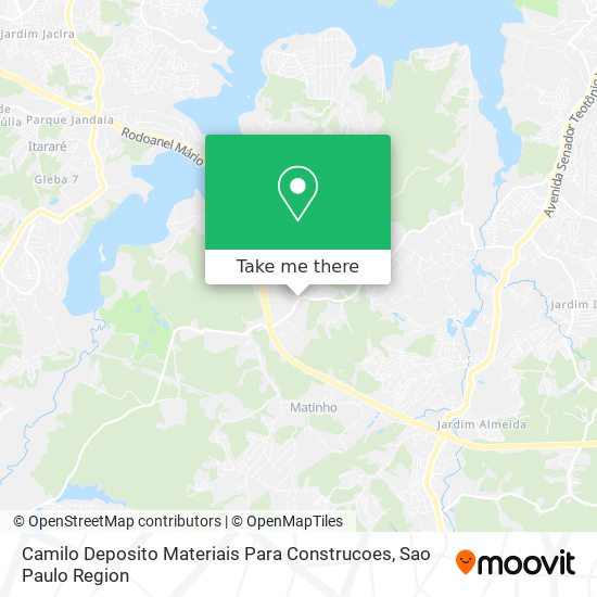 Camilo Deposito Materiais Para Construcoes map