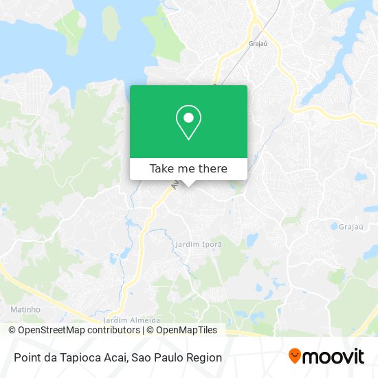 Point da Tapioca Acai map