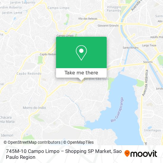 745M-10 Campo Limpo – Shopping SP Market map