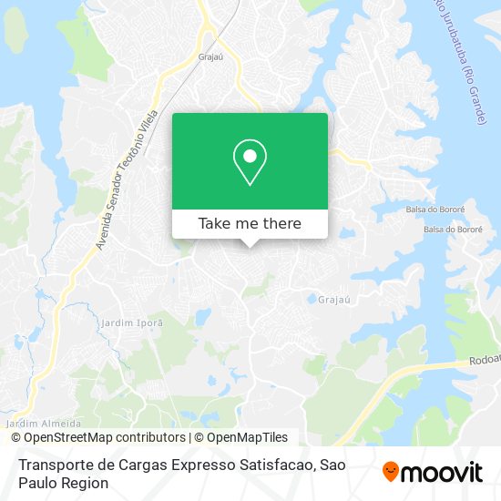 Mapa Transporte de Cargas Expresso Satisfacao