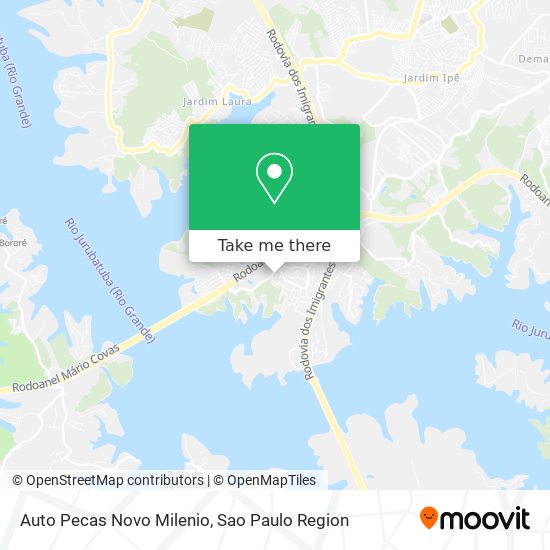 Mapa Auto Pecas Novo Milenio