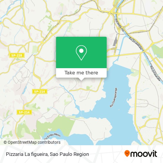 Mapa Pizzaria La figueira