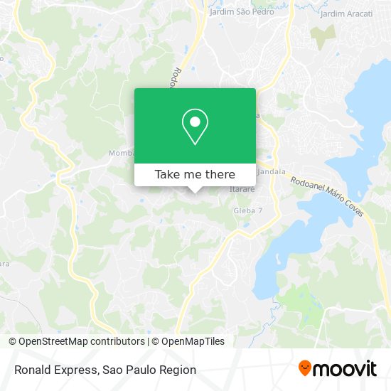 Ronald Express map