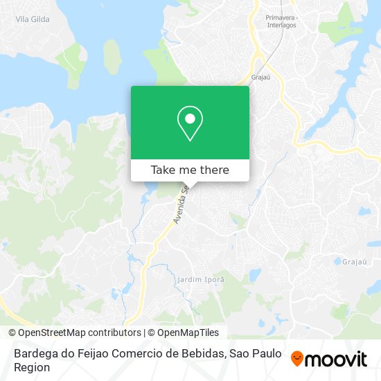 Bardega do Feijao Comercio de Bebidas map