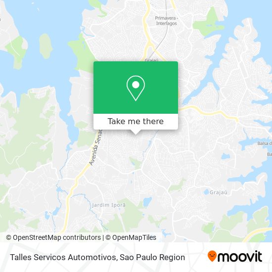 Mapa Talles Servicos Automotivos