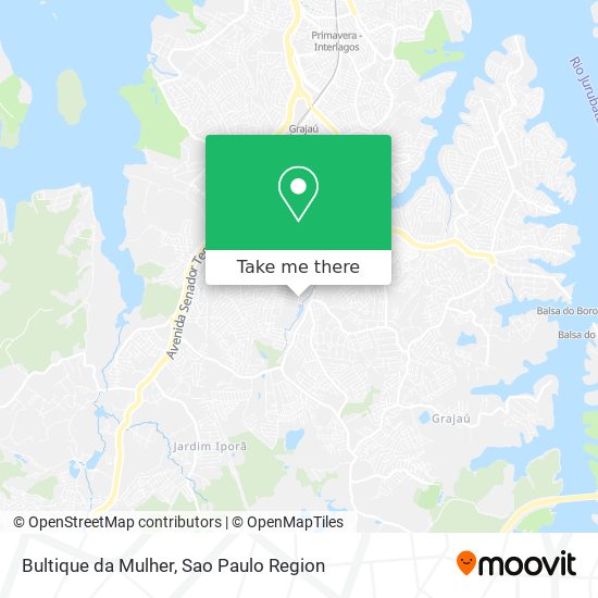 Mapa Bultique da Mulher