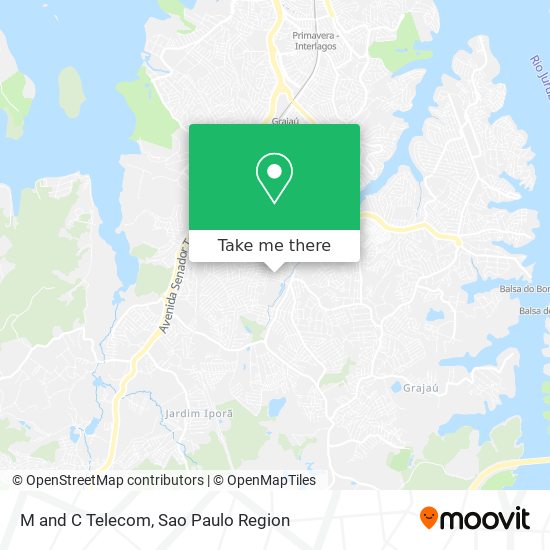 M and C Telecom map