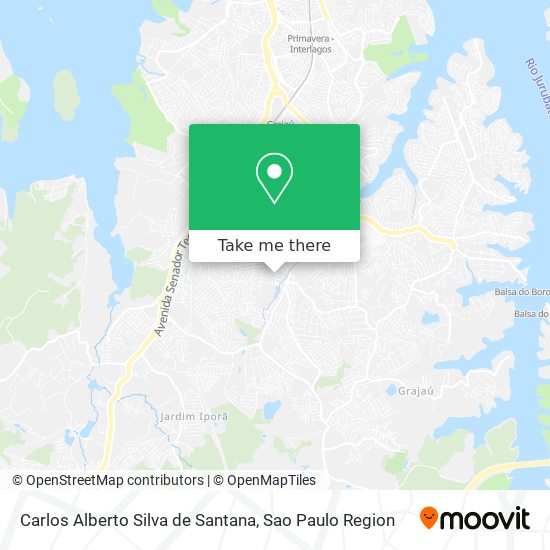 Carlos Alberto Silva de Santana map