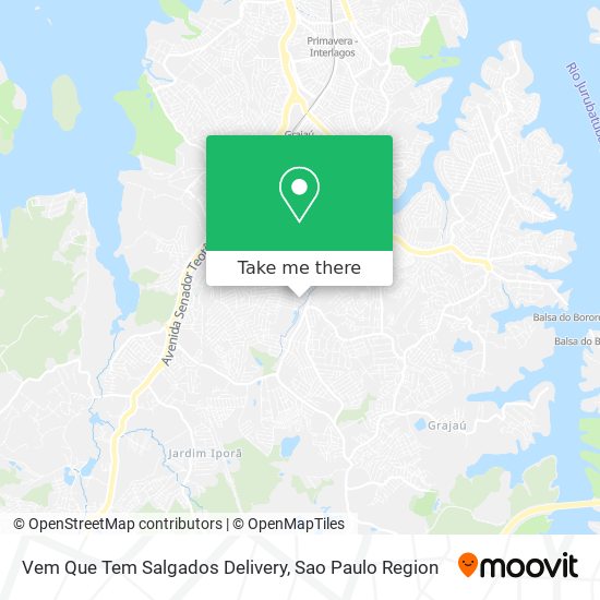 Mapa Vem Que Tem Salgados Delivery