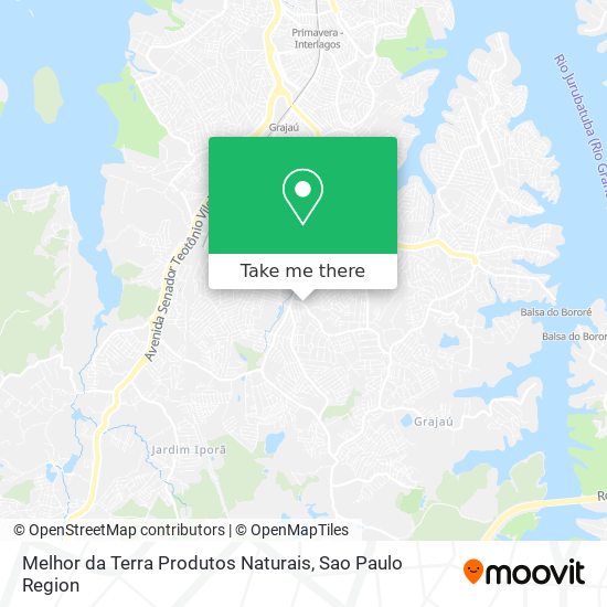 Melhor da Terra Produtos Naturais map