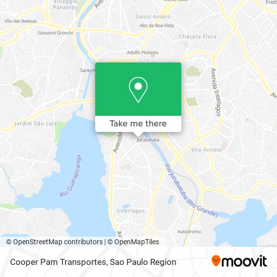 Cooper Pam Transportes map