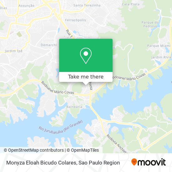 Monyza Eloah Bicudo Colares map