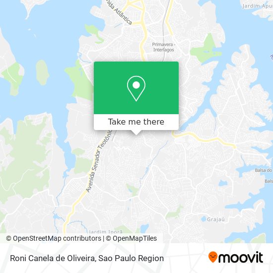 Mapa Roni Canela de Oliveira