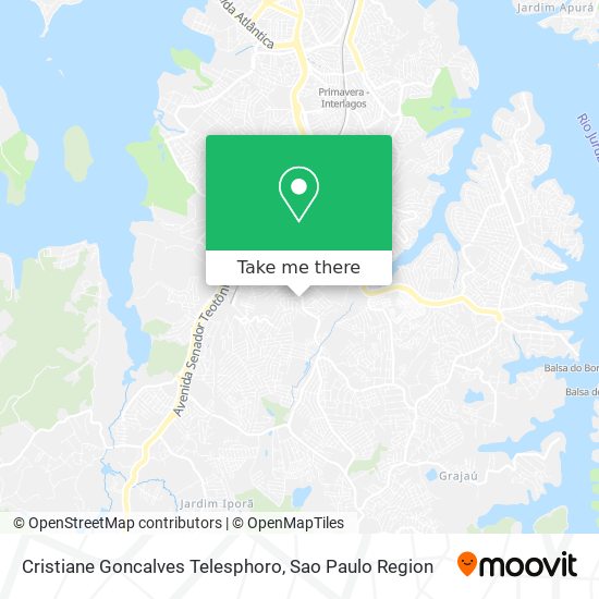 Cristiane Goncalves Telesphoro map