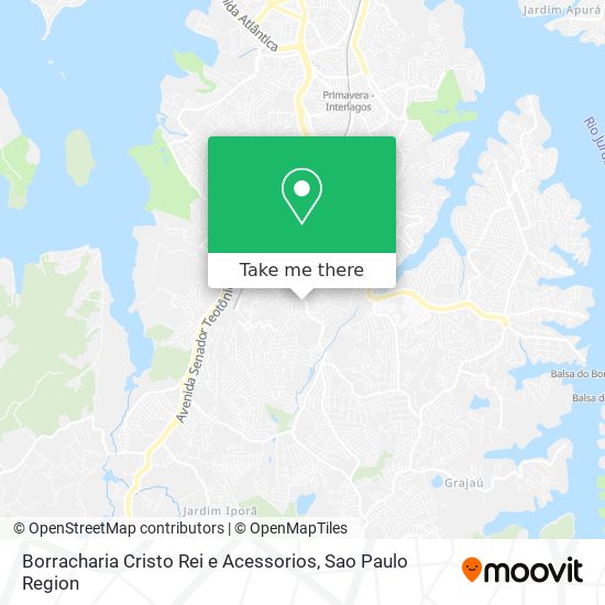 Mapa Borracharia Cristo Rei e Acessorios