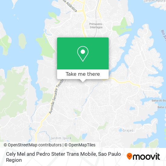 Cely Mel and Pedro Steter Trans Mobile map