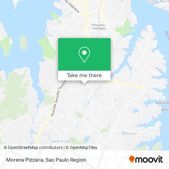 Morena Pizzaria map