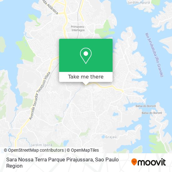 Sara Nossa Terra Parque Pirajussara map