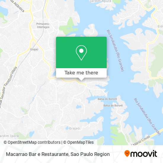 Mapa Macarrao Bar e Restaurante