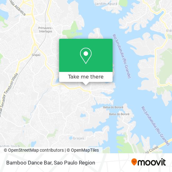 Mapa Bamboo Dance Bar