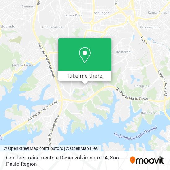 Mapa Condec Treinamento e Desenvolvimento PA