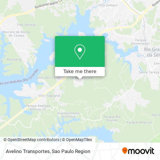 Mapa Avelino Transportes