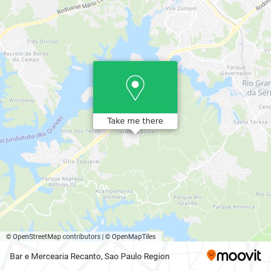 Bar e Mercearia Recanto map