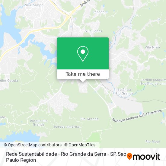 Mapa Rede Sustentabilidade - Rio Grande da Serra - SP