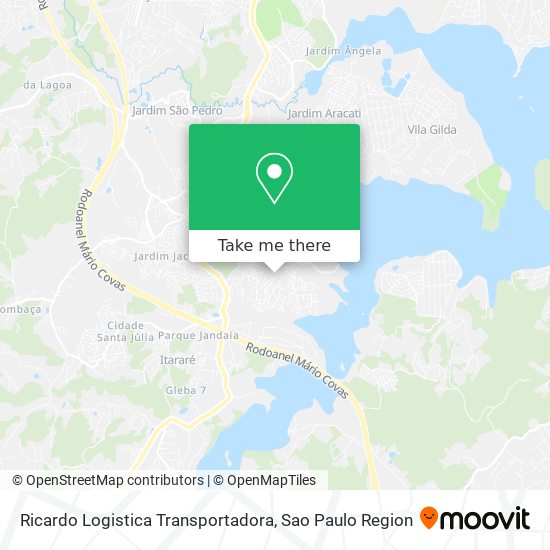 Mapa Ricardo Logistica Transportadora