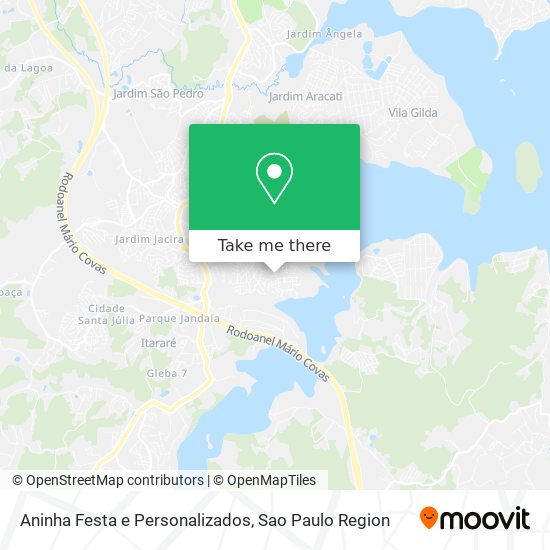 Aninha Festa e Personalizados map