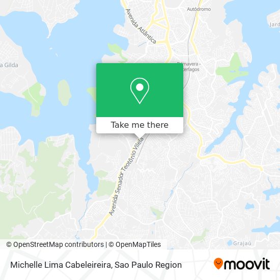 Michelle Lima Cabeleireira map