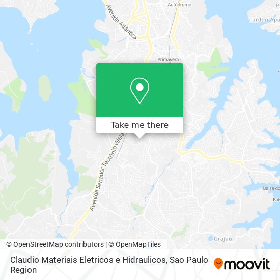 Claudio Materiais Eletricos e Hidraulicos map