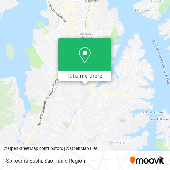 Sokeama Sushi map