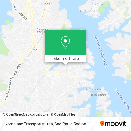 Mapa Komblanc Transporte Ltda