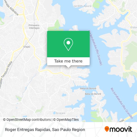 Roger Entregas Rapidas map