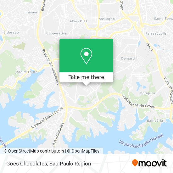 Goes Chocolates map