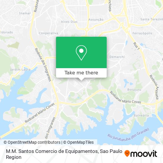 M.M. Santos Comercio de Equipamentos map