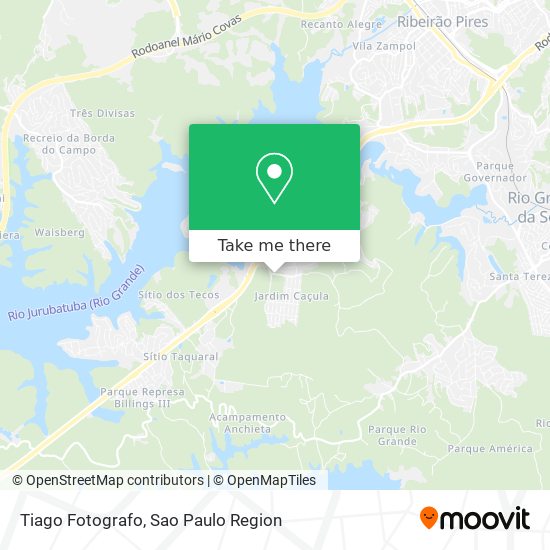 Mapa Tiago Fotografo