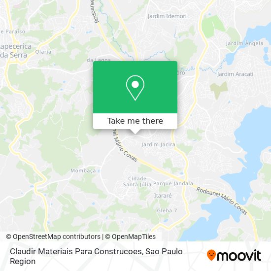 Claudir Materiais Para Construcoes map