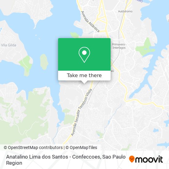 Mapa Anatalino Lima dos Santos - Confeccoes