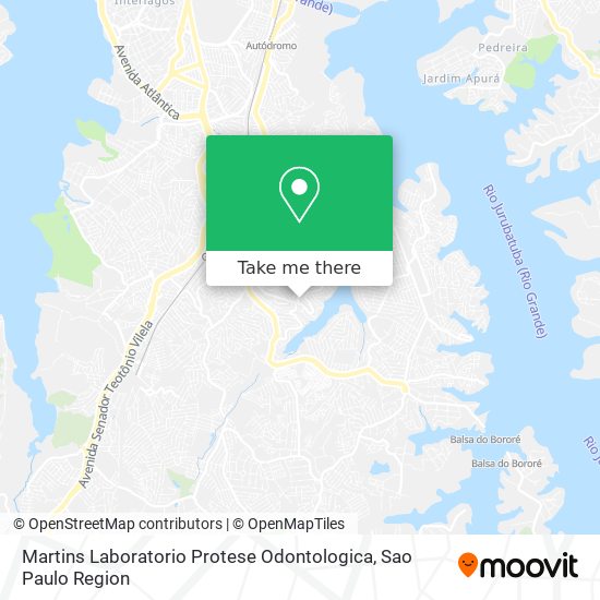 Martins Laboratorio Protese Odontologica map