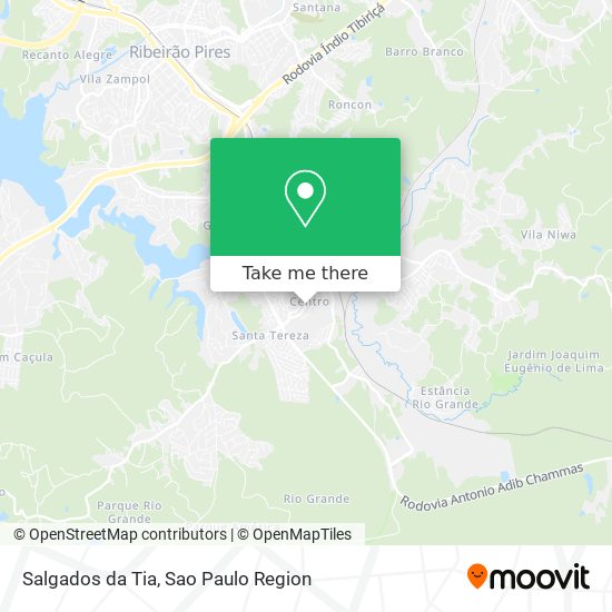 Salgados da Tia map