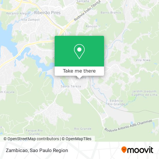 Mapa Zambicao