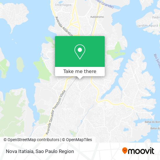 Mapa Nova Itatiaia