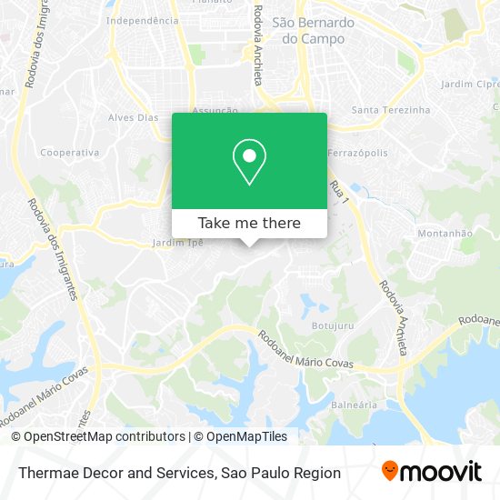 Thermae Decor and Services map