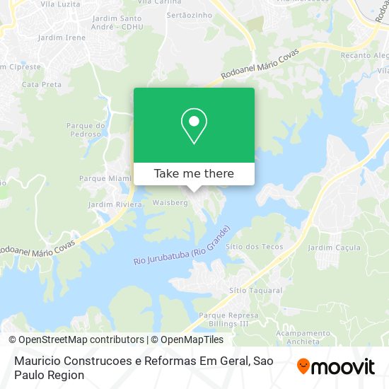 Mauricio Construcoes e Reformas Em Geral map