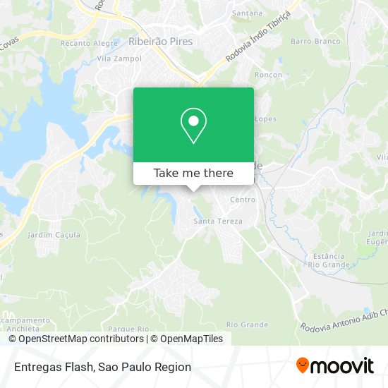 Mapa Entregas Flash